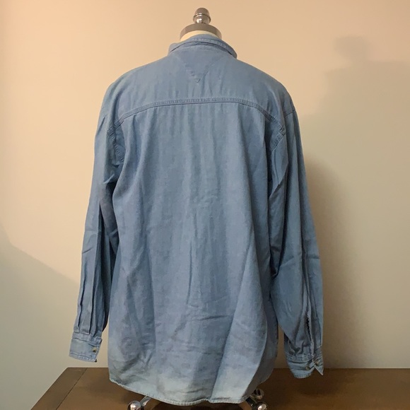 Vintage Chicago Bulls Denim Button Up - Picture 3 of 3